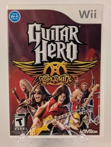 Guitar Hero Aerosmith (Nintendo Wii) ➡️CIB - Tested - Excellent 📀! - Picture 1 of 5