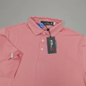 RLX Ralph Lauren Performance Golf Poloshirt Herren Gr. L Wicking Pink - Bild 1 von 8