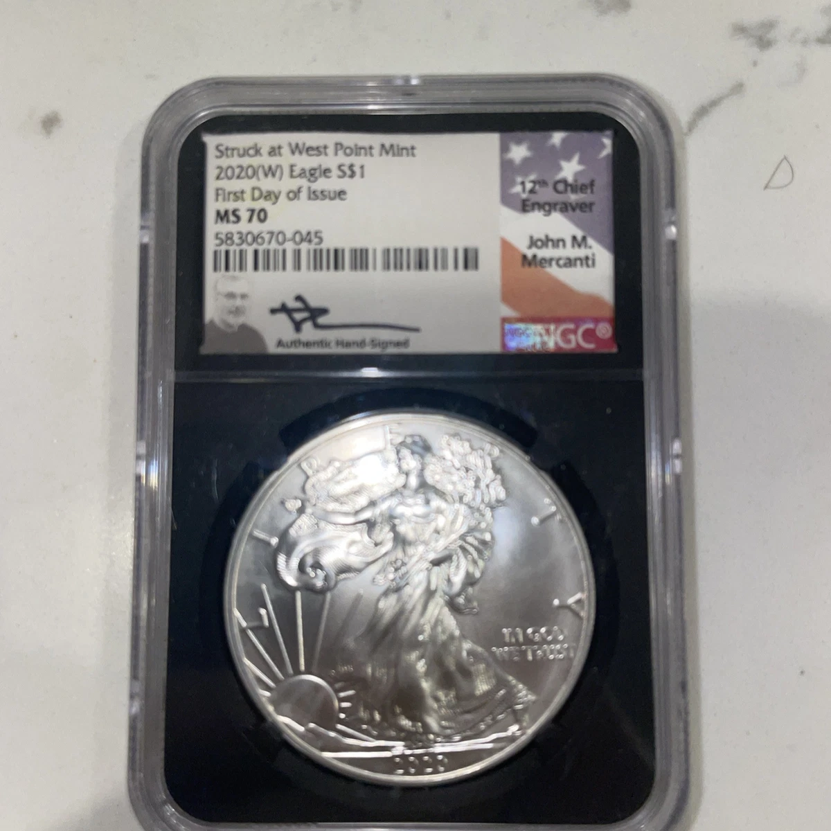 American Eagle MS 70 Graded 2020 Silver Bullion Coins for sale | eBay