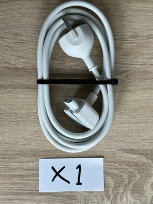 Apple Mains Power Extension Cable 1.8m EU 2 pin Plug Magsafe Macbook Mac (B) - Image 1 of 4