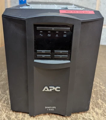 APC SMT1500I Smart-UPS LCD 1500VA No Batteries + AP9630 - Image 1 of 2