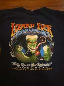 Lizard Lick Towing & Recovery Short Sleeve T Shirt Men's  Size Large - Picture 1 of 8