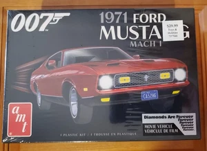 AMT 1971 Ford Mustang Mach 1 Bond 007 AMT 1187 Factory Sealed - Picture 1 of 8