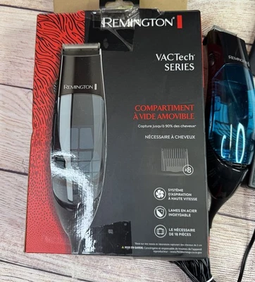 Kit recortadora de cabello/barba Remington VAC Tech con cámara de vacío - Excelente Foto 1 de 4