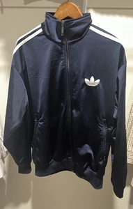 Adidas Originals Track Jacket Dark Blue Size Large E14647 - Picture 1 of 4