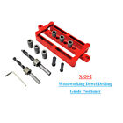 1 Set X320-2 Woodworking Dowel Drilling Guide Positioner Doweling Locator Tool