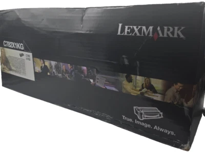 Genuine Lexmark C782X1KG Return Program  Print Cartridge Black C782 C782DN C782D - Image 1 of 3