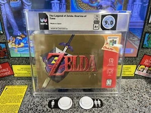 1998 N64 The Legend of Zelda Ocarina of Time Graded WATA 9.0 A+ Sealed 1st Print - Picture 1 of 16