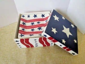 Nantucket Stars and Stripes 5 3/4" Dessertteller (4er Set verpackt) - Bild 1 von 6