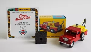 Modellino Corgi Club No. 417, Land Rover Ripartizione Camion Superbo come Nuovo - Foto 1 di 12