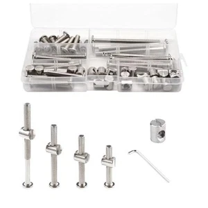 32pcs Baby Bed Crib Screws Hardware Replacement Kit- M6x40mm/ 50mm/ 60mm/ 70m... - Picture 1 of 7