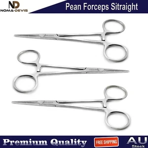 Pean Straight Clamp Artery Forceps Hemostatic Surgical Tissue Suture Instruments - Picture 1 of 5