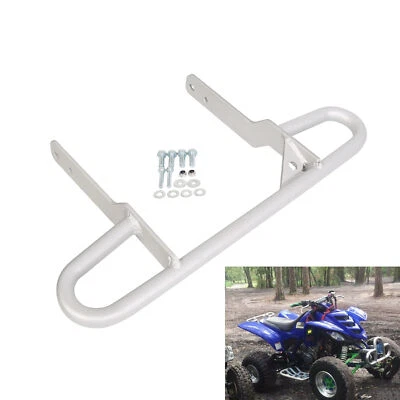 Soporte de parachoques de barra de agarre trasera para Yamaha Raptor 660 660R YFZ450 2001-2009 plateado Foto 1 de 4