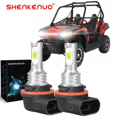 Kit de lâmpadas de faróis LED CSP 12V 35/35W para Kawasaki MULE 4000 4010 2014-2020 - Imagem 1 de 4