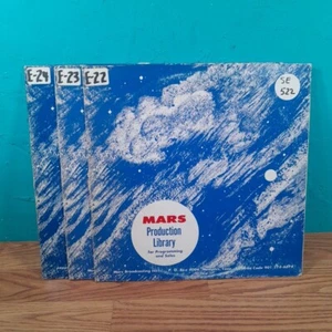 Lot Of 3 Sound Effects Records LPs Mars Production Library For Programming/Sales - Picture 1 of 9