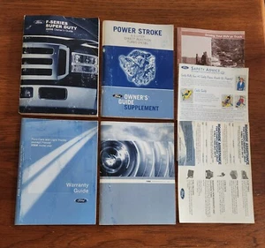 2006 Ford F Series Super Duty DIESEL Owners Manual Guide Set With Case OEM Used - Bild 1 von 3