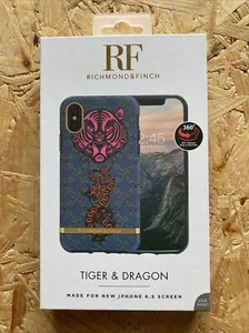 COQUE IPHONE IPhone 6.5 Screen RICHMOND & FINCH PLATINUM STRIPE Tiger & Dragon - Photo 1/8