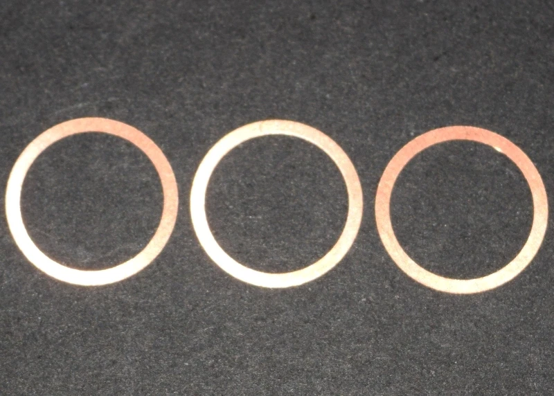 Cox .049 .051 Airplane Engine Glow Head Gasket (3) 049 051 - Image 1 of 1