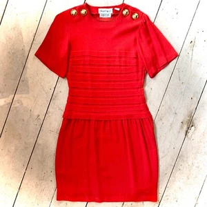 Vintage Retro 1980’s Designer Bergdorf Goodman Dress Size 10 - Picture 1 of 9