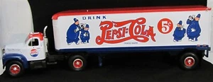 Pepsi-Cola 1960 Model B-61 MACK Tractor & Trailer #10-1350 1/34 Scale 1995 First - Picture 1 of 10