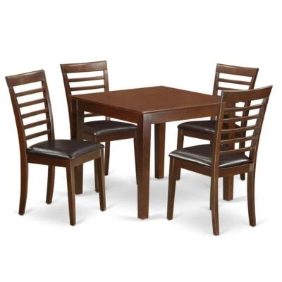 5  PC  Kitchen  dinette  set  with  a  Dining  Table  and  4  Dining  Chairs... - Image 1 of 4