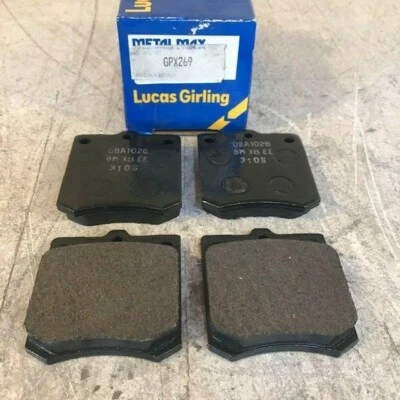 Juego de pastillas de freno de disco delanteras Lucas Girling - GPX269 / DB1026 - Se adapta a Isuzu y otros Foto 1 de 3
