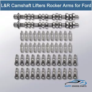 Left + Right Camshaft Hydraulic Lifters Rocker Arms for Ford F150 4.6L 5.4L 3V - Picture 1 of 12