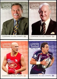 2012 Australia Legends Of Football Set Of 8 Booklets Of 10 Mint Never Hinged - Bild 1 von 10