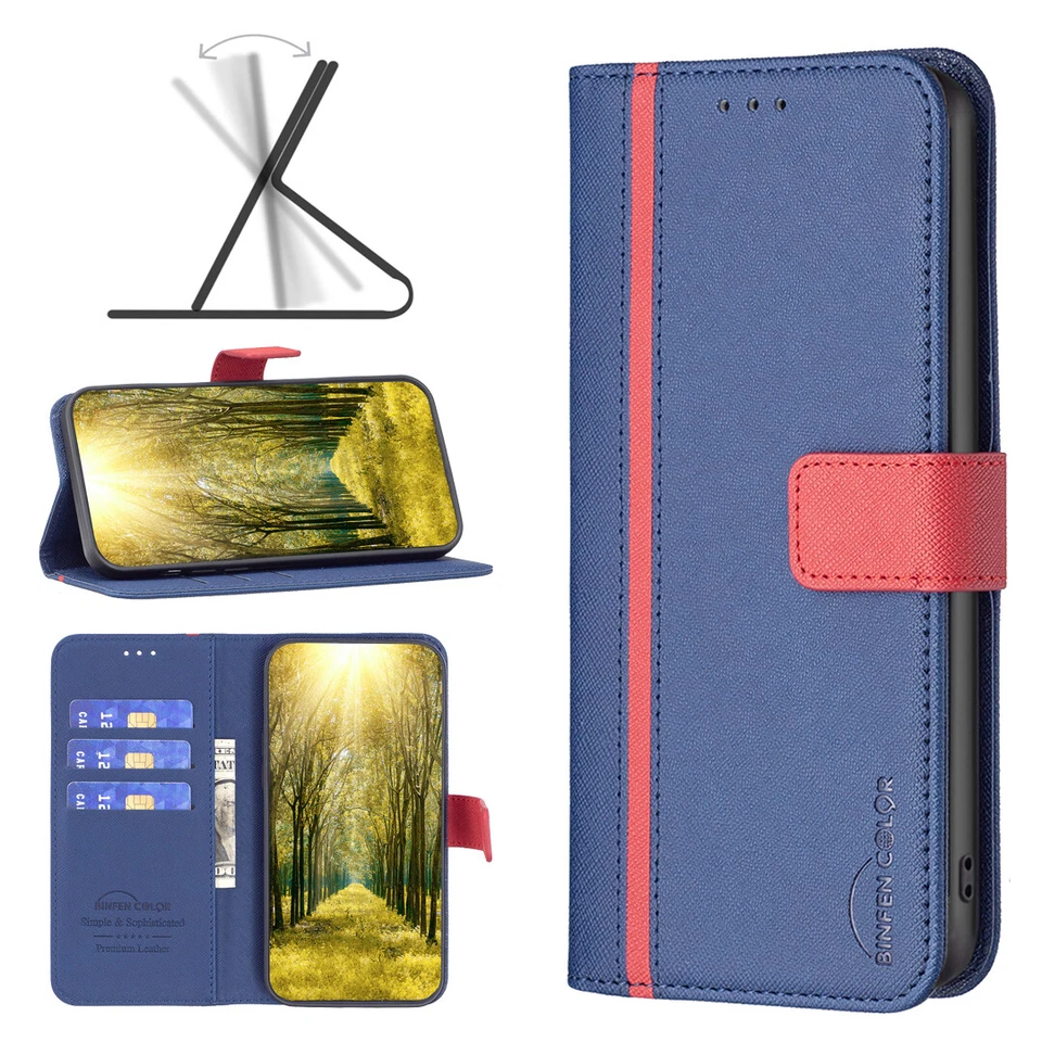 Phone Case For Xiaomi Redmi Note 11 10 9S Leather Wallet Flip Magnetic With Card - Image 1 of 4
