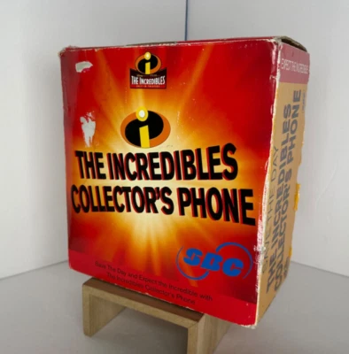 2004 Los Increíbles Disney Pixar SBC Teléfono Rojo de Coleccionista - ¡Nuevo en Caja! Foto 1 de 4