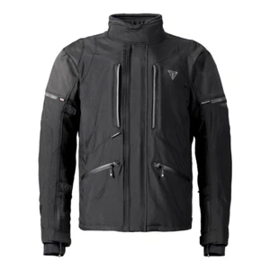 TRIUMPH, WATERPROOF, CRANBOURNE BLACK MOTORCYCLE JACKET MTPS21306 - Picture 1 of 3