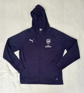 ARSENAL Training Hoodie PUMA 2015-2016 Navy *RARE* Good Condition GUNNERS - Picture 1 of 15