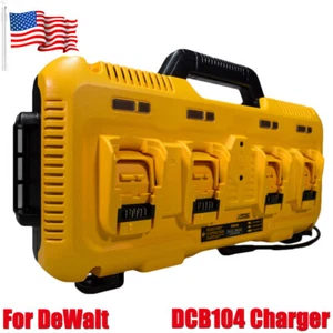 Charger For DEWALT 4 Port Battery DCB104 12V/20V Multi-Voltage DCB200 DCB205 NEW - Picture 1 of 2