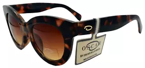 OSCAR by Oscar de la Renta Womens OSS1297-215 Tortoise/Brown Gradient Sunglasses - Picture 1 of 4