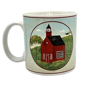 Taza de café Sakura Brandon House de Warren Kimble Country Life Schoolhouse 1998 - Imagen 1 de 5