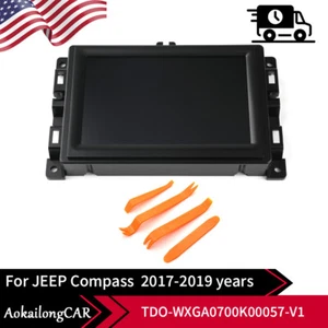 Repuesto Pantalla LCD Pantalla Táctil Radio Monitor Para Jeep Compass 17-20 EE. UU. - Imagen 1 de 14