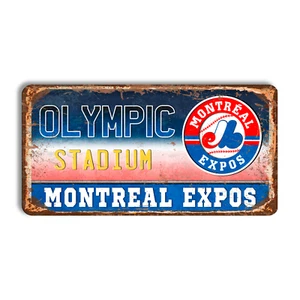 Metal sign Montreal Expos vintage Montreal Expos home stadium street sign - Picture 1 of 12