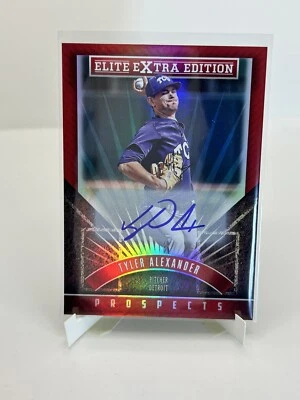Tyler Alexander Signed 2015 Panini Elite EE #66  Detroit Tigers Auto - Image 1 of 2