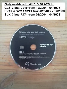 CD Navigation Mercedes AUDIO 50 APS NTG1 ITALIA CROATIA GREECE SLOVENIA 2016 - Bild 1 von 2