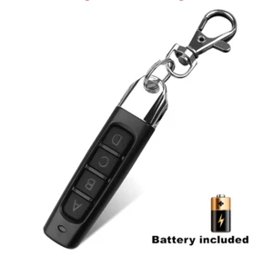FOB 433MHz Wireless 4 Keys copy Cloning Remote Control Garage Door Key +Battery - Picture 1 of 1