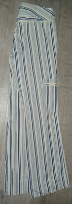 Pantalones acampanados a rayas Izod retro abrazadores de cadera bolsillo de carga talla 12 fantásticos 🙌 Foto 1 de 4