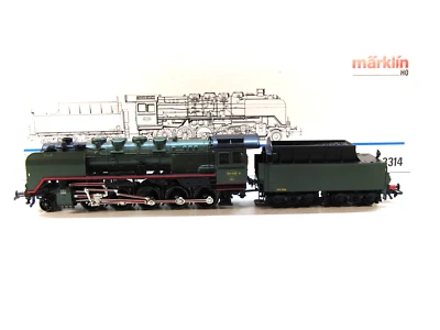 Märklin H0 3314 Dampflok BR25 016, SNCB, Licht, AC, NEU in OVP, geprüft #30552 - Bild 1 von 4