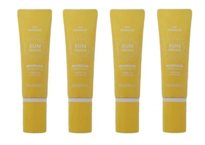 Deoproce UV Defence Sonnencreme - 50ml x 4 Stück - LSF50+ PA+++ Schutz & Feuc...