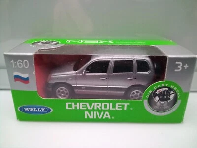 Welly escala 1:60? / Chevrolet Niva - Plateado - Modelo de coche x1 Foto 1 de 4