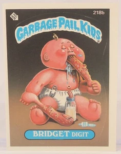 Topps Garbage Pail Kids 1986 serie 6 Bridget Digit #218b - Foto 1 di 2