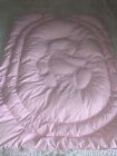 The Company Store Baby Blanket Down Comforter  Pink W/ Bear Design