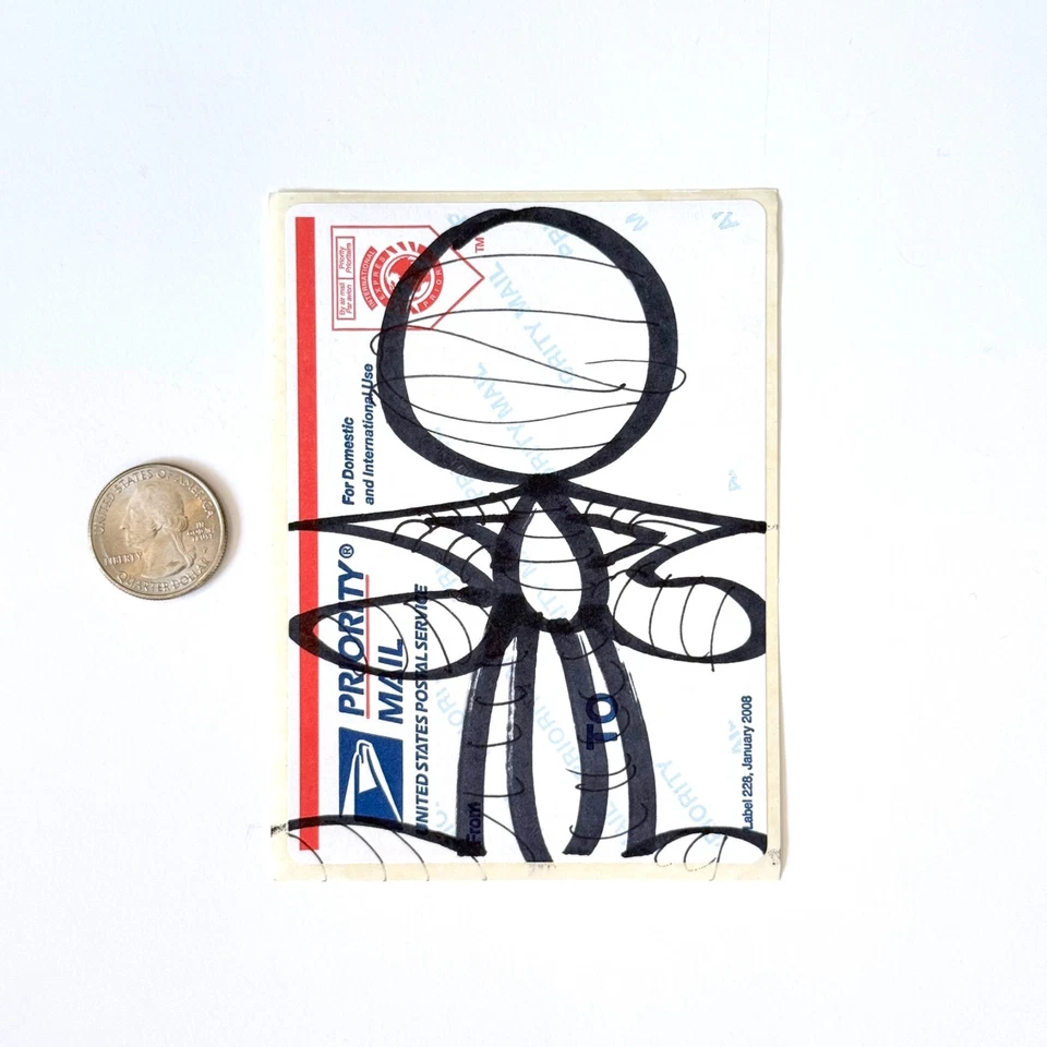 Vintage MUSK 228 Label Sticker - Neckface MQ Street Art Graffiti UFO Obey Giant - Image 1 of 1