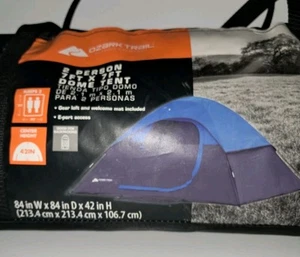 New! Ozark Trail 2 Person 7ft x 7ft  Dome Tent WMT-7742.  Model 30164 - Picture 1 of 4