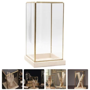 Vitrina de vidrio artesanal para muñecas y manualidades decorativas - Imagen 1 de 12
