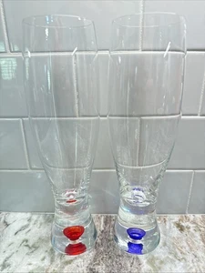Pilsner 16 Unzen Gläser, 9,75" hoch HBG mit Farbblasenboden, Made in Poland PO-LN - Bild 1 von 6